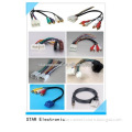 custom automotive toyota iso connector audio wire harness manufacturer